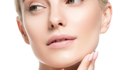 woman with face lift